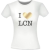 T-Shirt I love LCN Bianca XXXL