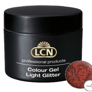 Colour gel - Light glitter 5 ml deep red