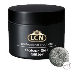 Colour gel - Glitter 5 ml silver
