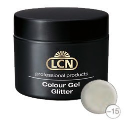 Colour gel - Glitter 5 ml hologram coated silver