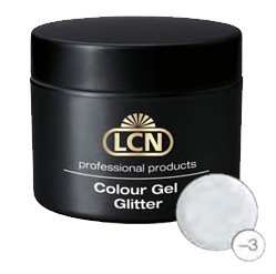 Colour gel - Glitter 5 ml white