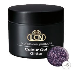 Colour gel - Glitter 5 ml lavender