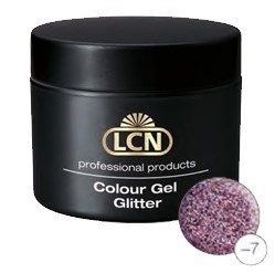 Colour gel - Glitter 5 ml pink hologramm