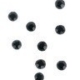 Strass SWAROVSKI - black mini - 50 pz